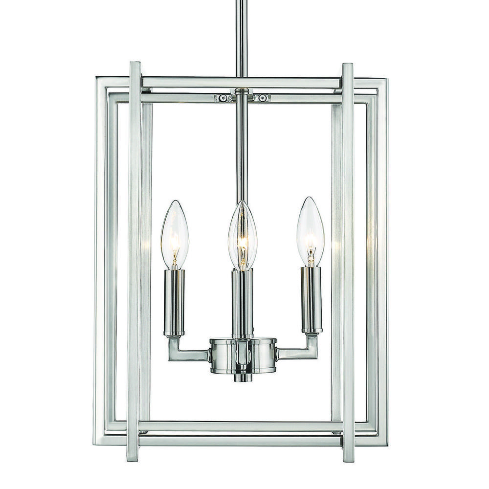 Tribeca 4 Light Chandelier : 6070-4 PW-PW | Lighting Emporium